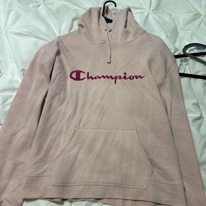 Pink champion hoodie